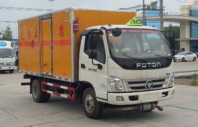 4.1米福田奥铃易燃液体厢式运输车（4.2吨）